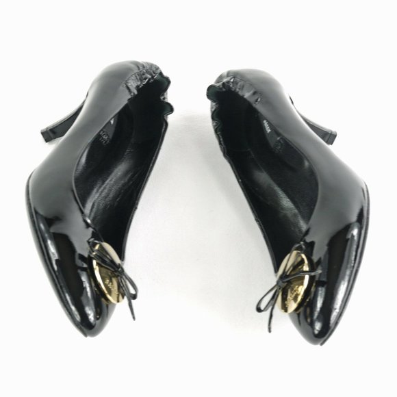 Worn Once BALLY 'Bryer' Patent Leather Pointed Pumps Heels Sz. 6.5 Made in ITALY - Picture 5 of 7